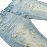 B&T MAKOBI ROMANO DENIM JEANS - M1934 - LIGHT WASH
