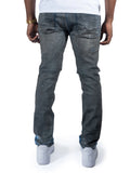 MAKOBI "AVENIDA GREASED" DENIM JEANS - M1991 - GREASE WASH