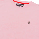 MAKOBI "SARTONI EMBOSSED" T-SHIRT - M316 - PINK