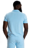 (B&T) MAKOBI RICCI CORE POLO TEE - M344 - LIGHT BLUE