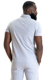 MAKOBI RICCI CORE POLO TEE - M344 - GREY