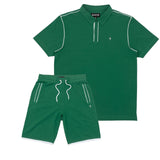 MAKOBI RICCI CORE POLO SHORT SET - M344SET - GREEN