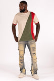 MAKOBI "BENINI" T-SHIRT - M348 - OAT