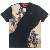 MAKOBI "FERDONI" T-SHIRT - M374 - BLACK