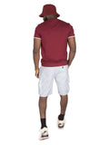 B&T MAKOBI TEE - M395 - BURGUNDY