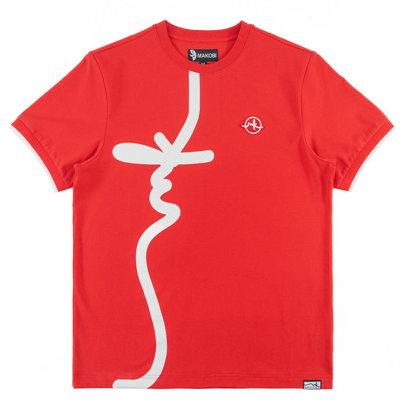 MAKOBI SORRENTO TEE - M395 - RED