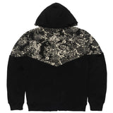 B&T MAKOBI VEROMA TAPESTRY ZIP-UP HOODIE - M4296 - BLACK