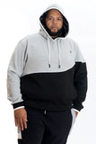 B&T MAKOBI BIANCHI JACQUARD HOODIE - M4332B - BLACK