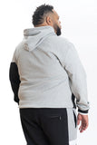B&T MAKOBI BIANCHI JACQUARD HOODIE - M4332B - BLACK