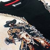 B&T MAKOBI FERDONI CREWNICK SHIRT - M4374B - BLACK