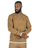 B&T MAKOBI BEANCHI CREWNICK SHIRT - M4390B - MOCHA