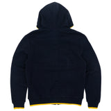 B&T MAKOBI AMALFI KNIT HOODIE - M4432B - NAVY