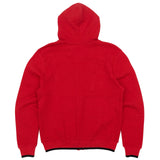 B&T MAKOBI AMALFI KNIT HOODIE - M4432B - RED