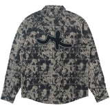 B&T MAKOBI BERTELI ACID PLAID SHIRT - BLACK