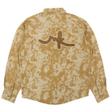 B&T MAKOBI BERTELI ACID PLAID SHIRT - M837 - MOCHA