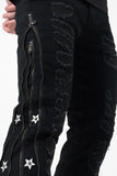 WAIMEA STACKED JEANS - M8452D - BLACK