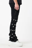 WAIMEA STACKED JEANS - M8452D - BLACK
