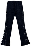WAIMEA STACKED JEANS - M8452D - BLACK