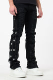 WAIMEA STACKED JEANS - M8452D - BLACK