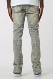 BY WAIMEA STONE STACKED JEANS - M8521D - ANTIQUE BLUE