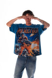 ROCKETBOY MEGA BLAST TEE - TEAL BLUE