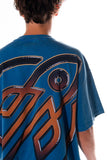 ROCKETBOY MEGA BLAST TEE - TEAL BLUE