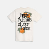 OUTRANK ENJOY THE FRUITS T-SHIRT - OR3345- WHITE