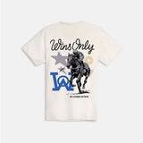 OUTRANK "WINS ONLY" T-SHIRT - OR3806T - VINTAGE WHITE