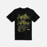 OUTRANK "SAY LESS DO MORE" T-SHIRT - OR3833T - BLACK/LIME