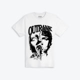 OUTRANK - "NO TALK ALL ACTION" T-SHIRT - OR3978T - WHITE