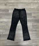 BKYS "STONE RIVET STACKED PANTS" - P1427 - BLACK