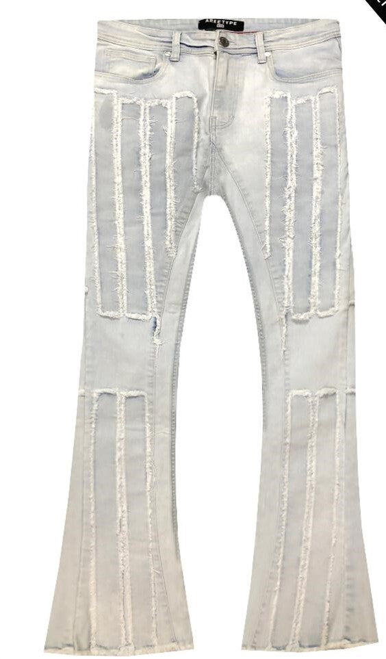 ARKETYPE STACKED JEANS - P2347 - ICE GREY