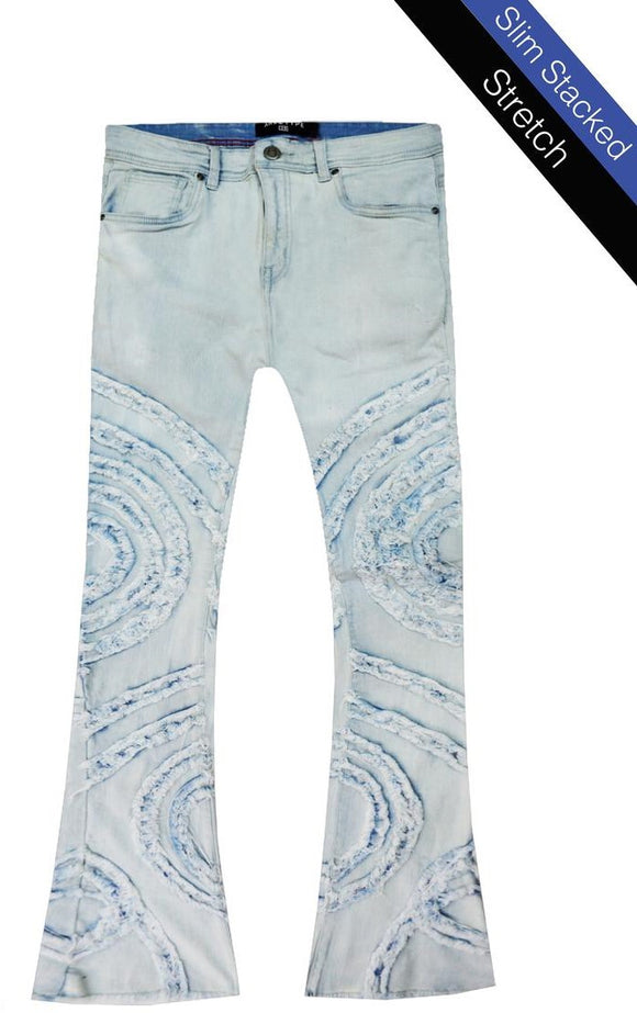 ARKETYPE STACKED JEANS - P2364 - ICE BULE