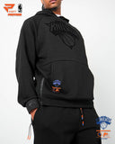PROTEGE  NEW YORK KNICKS ECO-POLY FLEECE HOODIE - PE-KT-302SET - BLACK