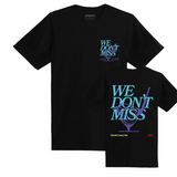 OUTRANK WE DON'T MISS T-SHIRT - OR3376- BLK/PUR