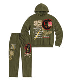 REASON CHENILLE FLEECE SET - RR5-031SET - OLIVE