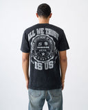 REASON BRAND BORN REAL T-SHIRT - RD5-009- BLACK
