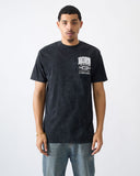 REASON BRAND BORN REAL T-SHIRT - RD5-009- BLACK