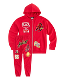 REASON DODGE HELLCAT SWEATSUIT - RE5-017SET - RED