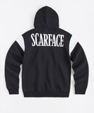 REASON SCARFACE ZIPUP HOODIE - RE5-077 - BLK/WHI