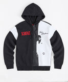 REASON SCARFACE ZIPUP HOODIE - RE5-077 - BLK/WHI