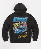 REASON DODGE SCATPACK RHINESTONE HOODIE - RE5-085 - BLACK