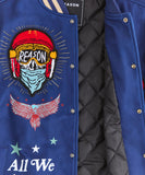 REASON BORN FREE VARSITY JACKET - RER5-001 - NAVE
