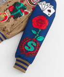 REASON PAPER VARSITY JACKET - RER5-006 - KHAKI