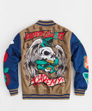 REASON PAPER VARSITY JACKET - RER5-006 - KHAKI