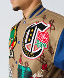 REASON PAPER VARSITY JACKET - RER5-006 - KHAKI