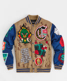 REASON PAPER VARSITY JACKET - RER5-006 - KHAKI