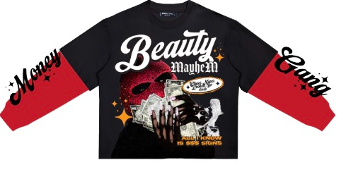 ROKU STUDIO BEAUTY MAYHEM LONG SLEEVE TEE - RK1481742 - BLK