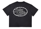 ROKU STUDIO RICH RAGE RHINESTONE -T-SHIRT - RK1481862 - BLACK