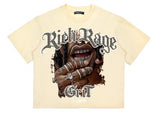 ROKU STUDIO RICH RAGE RHINESTONE -T-SHIRT - RK1481862 - EGGSHELL